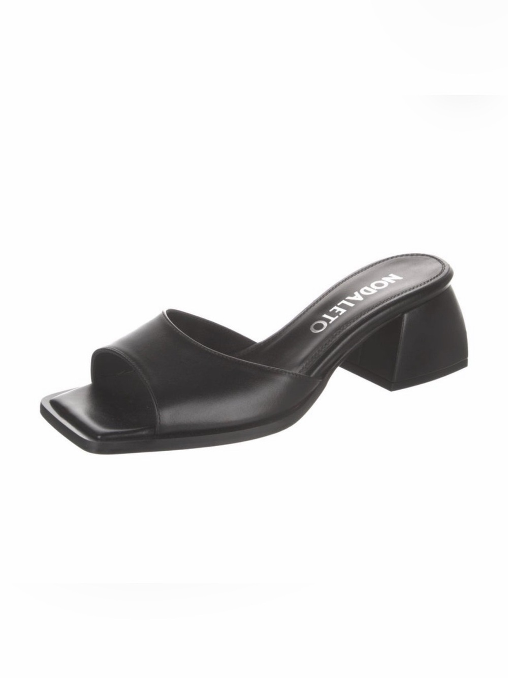 Nodaleto Bulla Jacob Leather Heeled Sandals Black NWOT Size 9.5